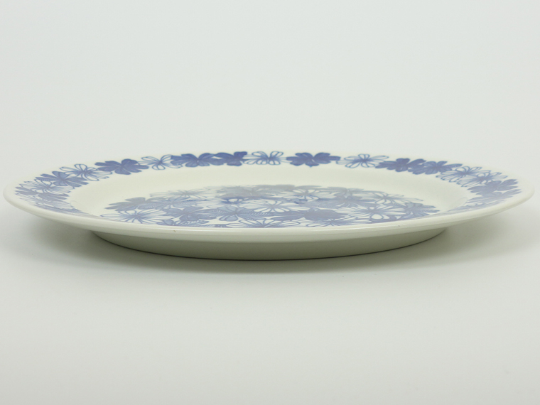 ARABIA/アラビア 青い花模様のプレート23cm 001|北欧ヴィンテージの