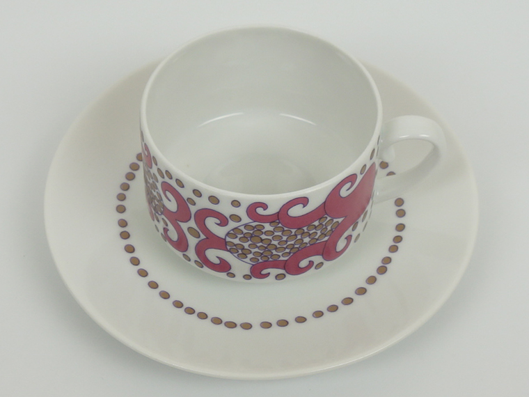ARABIA/アラビア Esmeralda/エスメラルダ カップ&ソーサー ピンク 005