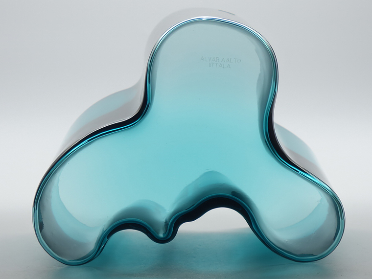 iittala/イッタラ Alvar Aalto ベース H120mm ペトロールブルー 005