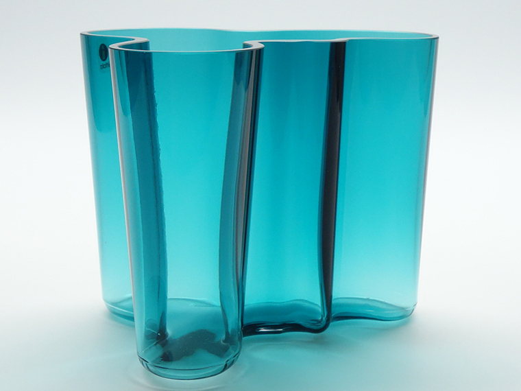 iittala/イッタラ Alvar Aalto ベース H120mm ペトロールブルー