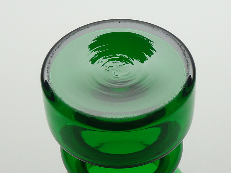 イッタラ【ヌータヤルヴィ】VASE　ヴィンテージ品 NUUTAJARVI/ヌータヤルヴィ VASE 1487 ブルー 001|北欧