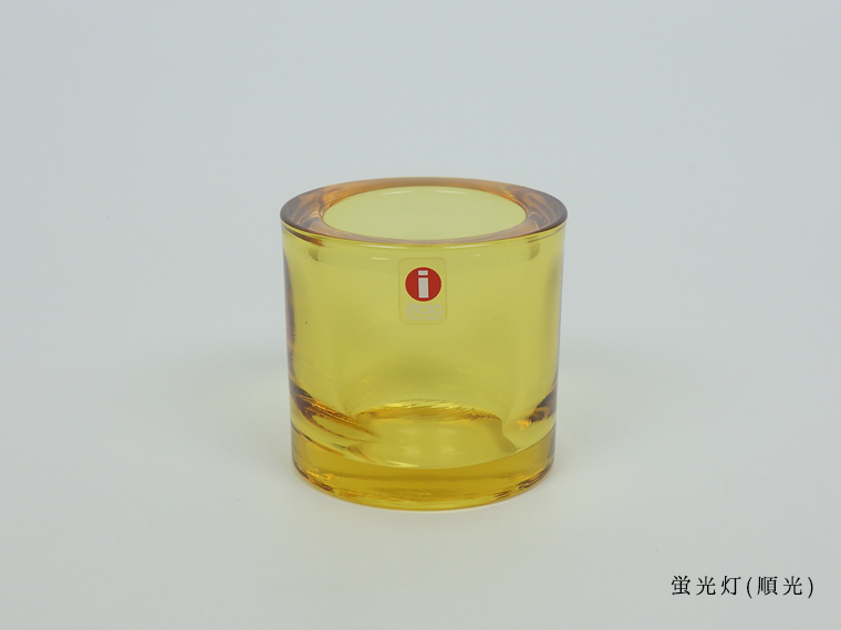 イッタラ　キビ　黄色い層のあるレッド　 kivi iittala（イッタラ） 【並行輸入品】イッタラ KIVI キャンドルホルダー