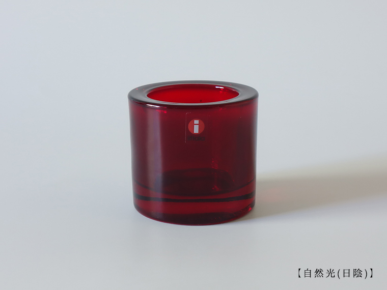 iittala/イッタラ KIVI/キヴィ キャンドルホルダー レッド 001|北欧ヴィンテージのpippuri(ピップリ)