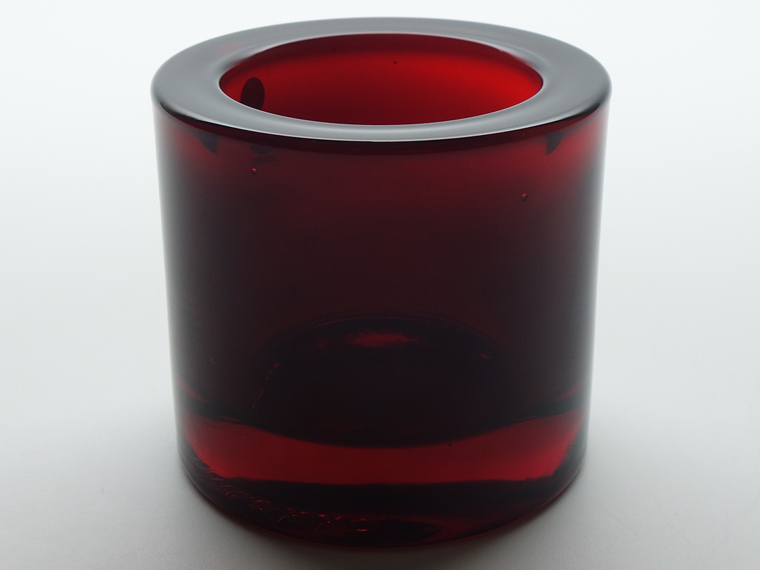 イッタラ　Kivi  キャンドルホルダー　レッド　廃盤　希少 iittala - マリメッコ ×イッタラ Kivi 廃盤 レッド キャンドル