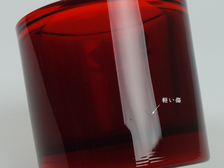 イッタラ　Kivi  キャンドルホルダー　レッド　廃盤　希少 iittala/イッタラ KIVI/キヴィ キャンドルホルダー レッド 004