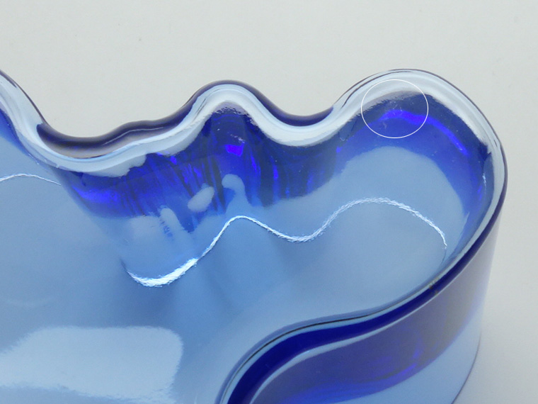 iittala/イッタラ Alvar Aalto ベース H95mm 旧ライトブルー 001