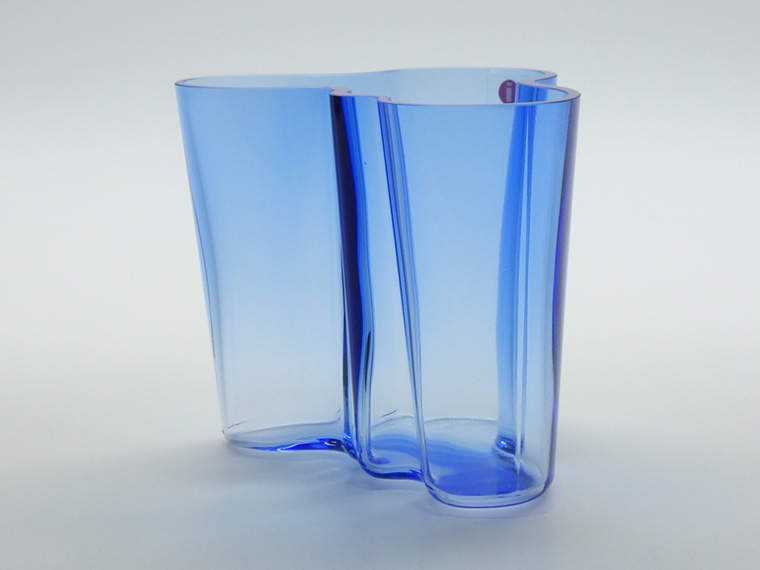 iittala/イッタラ Alvar Aalto ベース H95mm 旧ライトブルー 001