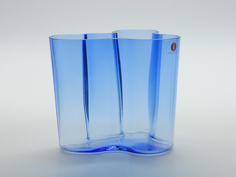 コケダマ  AALTO フラワーベース コバルトブルー レア iittala イッタラ アアルトベース コバルトブルー 160
