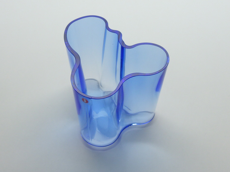 iittala/イッタラ Alvar Aalto ベース H95mm 旧ライトブルー 001|北欧