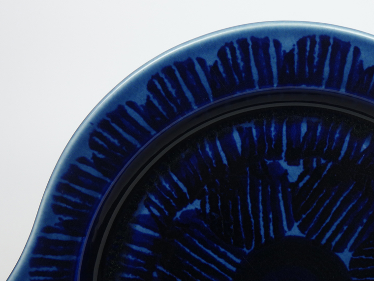 ARABIA/アラビア GOG フィッシュプレート ブルー 005|北欧ヴィンテージ