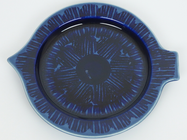 ARABIA/アラビア GOG フィッシュプレート ブルー 005|北欧ヴィンテージ