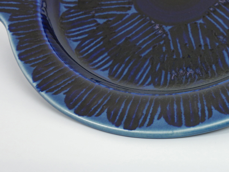 ARABIA/アラビア GOG フィッシュプレート ブルー 007|北欧