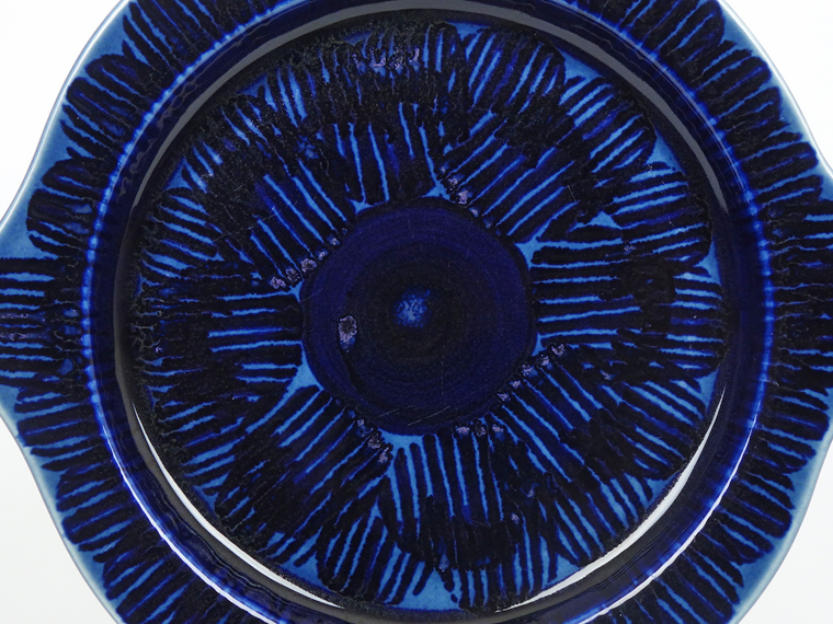 ARABIA gog 手描き フィッシュプレート　ヴィンテージ 1点限り】北欧ヴィンテージ アラビア（ARABIA） GOG フィッシュ