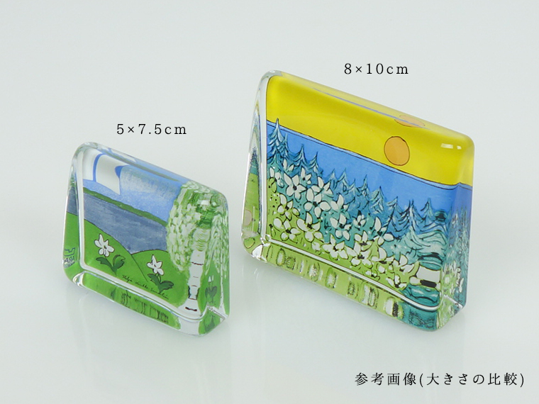 iittala/イッタラ ガラスカード 5×7.5cm Suomen talvi 001|北欧