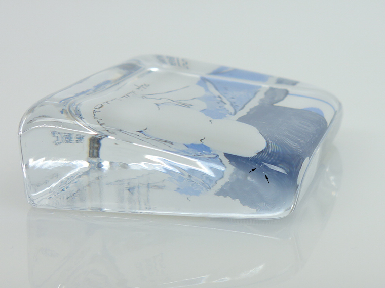 iittala/イッタラ ガラスカード 5×7.5cm Suomen talvi 001|北欧