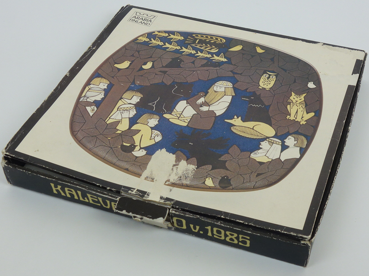 ARABIA アラビア カレワラ 150周年記念プレート ARABIA/アラビア Kalevala/カレワラ 150周年記念プレート 002