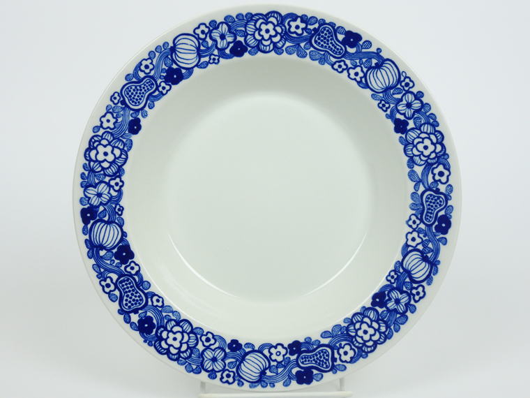 アラビア ファエンツァ(ブルー）スーププレート ARABIA / Faenza ARABIA(アラビア)faenza(ファエンツァ)ボウル ブルー 22cmの通販