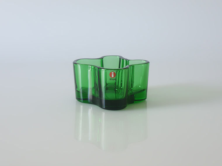 　イッタラ　アルヴァ・アアルト　キャンドルホルダー　グリーン iittala/イッタラ Alvar Aalto Collection キャンドルホルダー