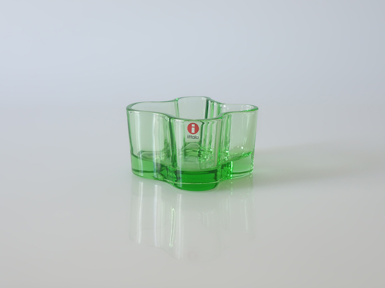 　イッタラ　アルヴァ・アアルト　キャンドルホルダー　グリーン 廃盤｜iittala｜Aalto｜キャンドルホルダー｜ウォーターグリーン