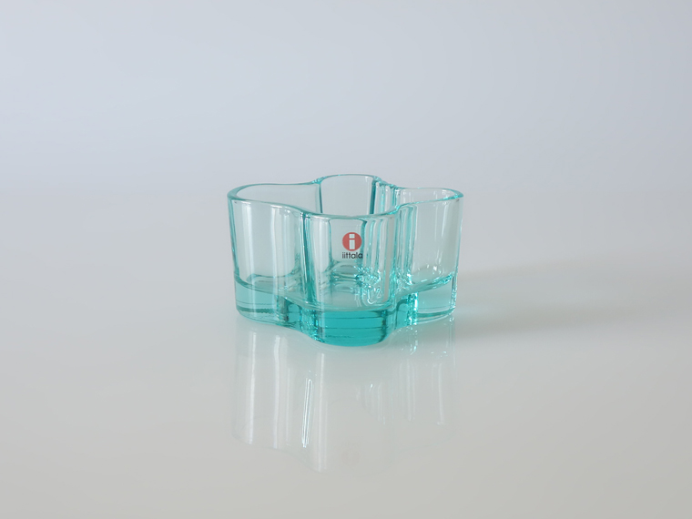 iittala/イッタラ　Alvar Aalto Collection　キャンドルホルダー55mm　ウォーターグリーン  002|北欧ヴィンテージのpippuri(ピップリ)