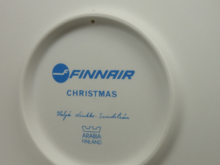 ヘルヤ リウッコ スンドストロム 陶板 プレート ARABIA FINNAIR