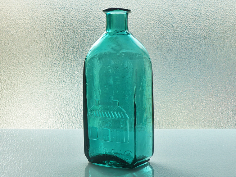 NUUTAJARVI/ヌータヤルヴィ 150周年記念ボトル ブルーグリーン 001