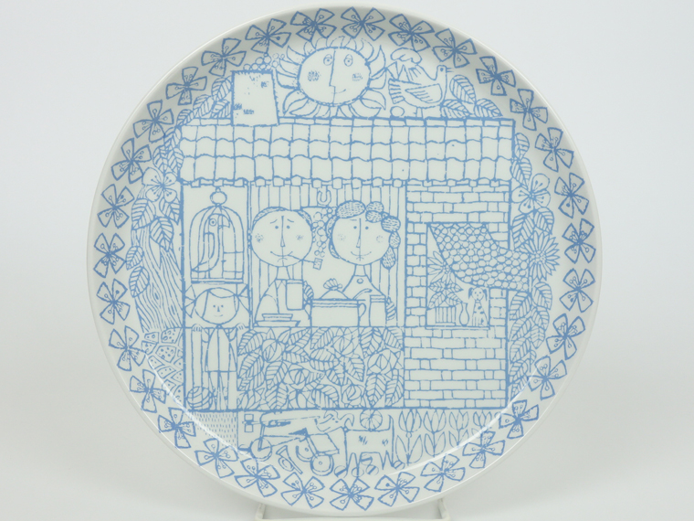 GUSTAVSBERG/グスタフスベリ Boro/ボロ プレート21cm 001|北欧