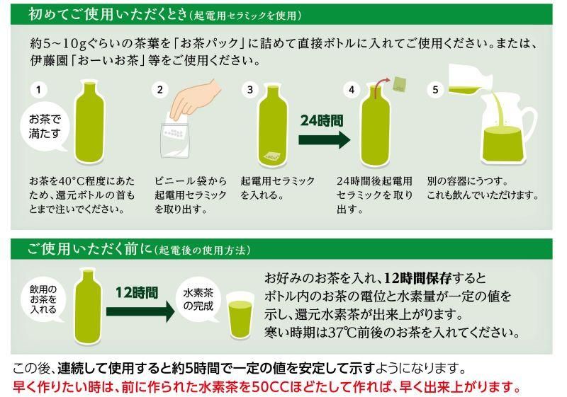 低電位水素茶製造ボトル】還元くん3