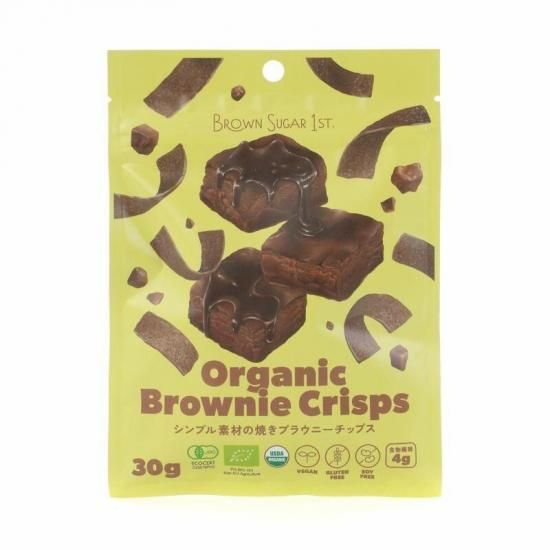 BS1ST.֥饦󥷥奬եȡOrganic Brownie Crispsʥ˥å֥饦ˡåץ30g