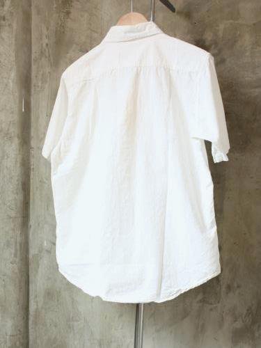 CAMCO 半袖シャンブレーワークシャツ WHITE mens