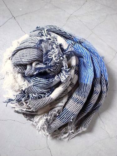 tamaki  niimeڿroots shawl woolcotton  big