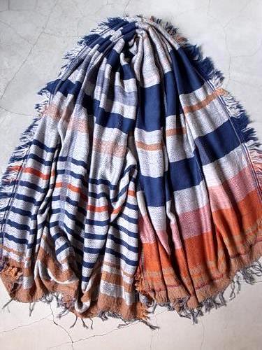 tamaki  niimeڿroots shawl woolcotton  big С֥