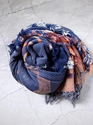 tamaki  niimeڿroots shawl woolcotton  big С֥