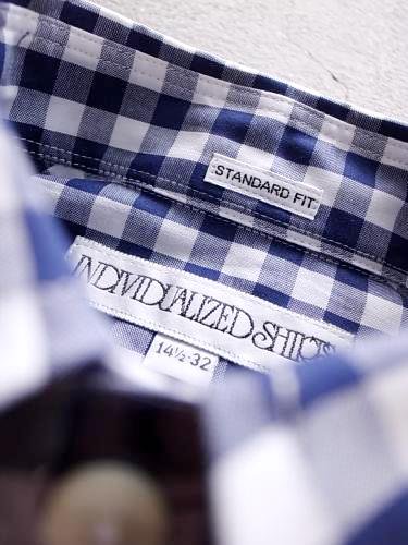 INDIVIDUALIZED SHIRTS インディビジュアライズドシャツ BIG GINGHAM CHECK B.D Standard fit  正規通販 - 【Tapir Online Shop】 神戸のセレクトショップTapir (タピア)