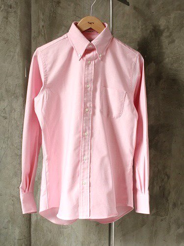 インディヴィジュアライズドシャツ　シャツ　オックスフォード　ボタンダウン　ピンク
