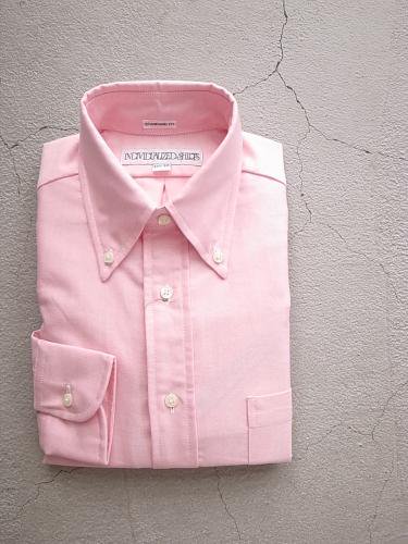 INDIVIDUALIZED SHIRTS Cambridge Oxford B.D Standard fit PINK mens
