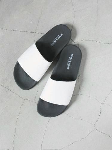 HENRY&HENRY シャワーサンダル WHITE mens