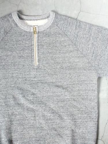 《30%OFF》 Kepani ハーフジップスウェット GREY unisex