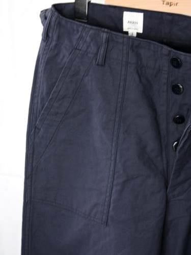 ARAN (アラン) ベイカーパンツ ファティーグパンツ NAVY 正規