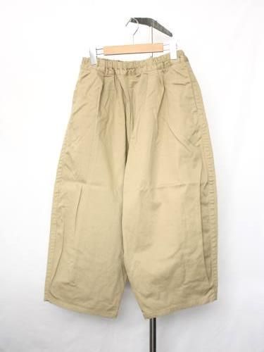 Ordinary fits BALL PANTS BEIGE ladies