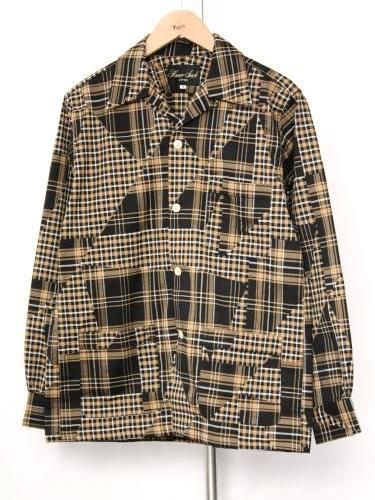 《50% OFF》 HAVERSACK ATTIRE パッチワークチェック シャツジャケット mens