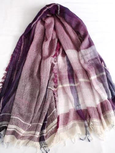 tamaki niime ڿ roots shawl cotton big
