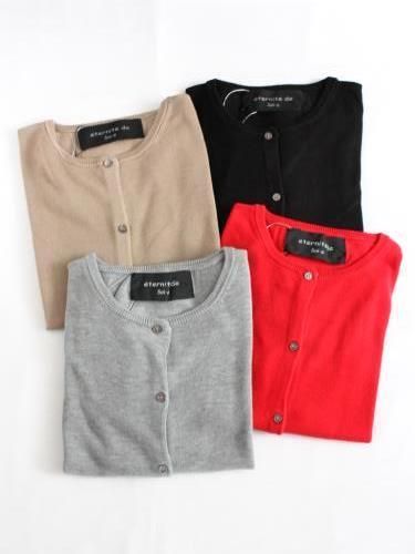 《50%OFF》 Soi-e クルーネックカーディガン ladies