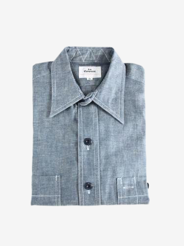 《30%OFF》 HS EQUIPMENT シャンブレーワークシャツ unisex