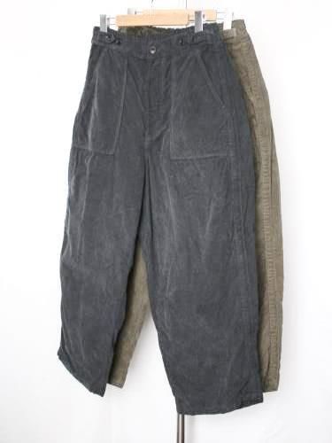《50% OFF》 Ordinary fits ワイドベイカーパンツ コーデュロイ JAMES unisex