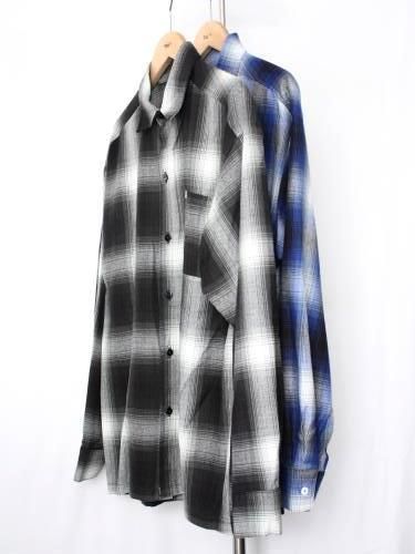 CalTop 長袖チェックシャツ mens