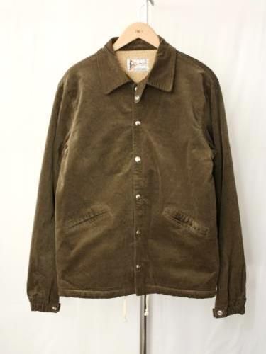 《30% OFF》 FELCO コーデュロイコーチジャケット BROWN mens