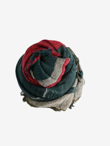 tamaki niime 玉木新雌 roots shawl wool × cotton middle ...