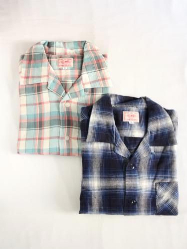 BIGMIKE ライトフランネルシャツ mens
