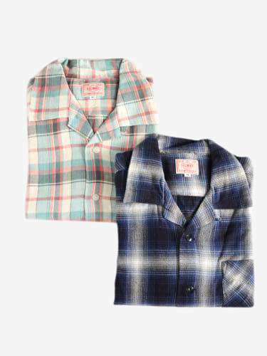 BIGMIKE ライトフランネルシャツ mens